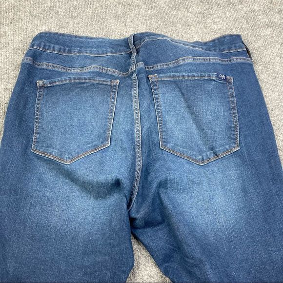 Plus Size Chaps Mid Rise Skinny Jeans like new 20WS - Picture 10 of 11